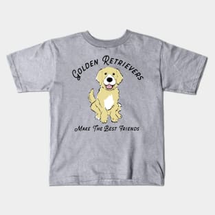 Golden Retriever Fan Gift Retriever Dog Fan Kids T-Shirt